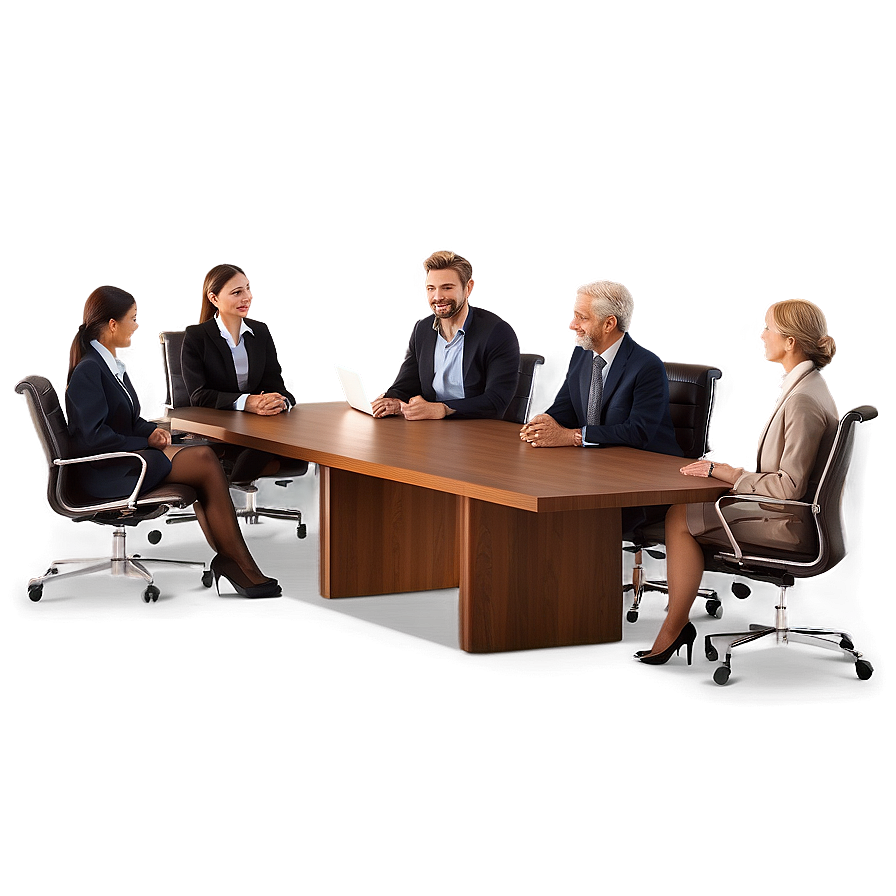 Business People Sitting In Conference Room Png 05252024