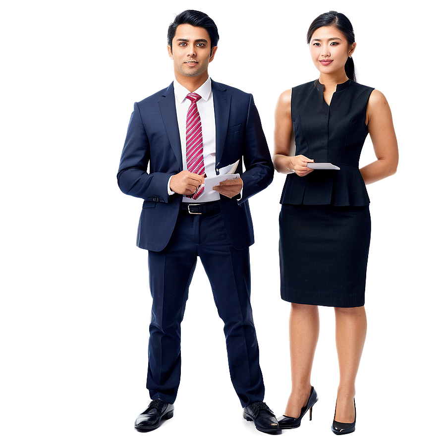 Business Professionals Standing PNG 06122024 PNG image with a transparent background, free high-resolution download