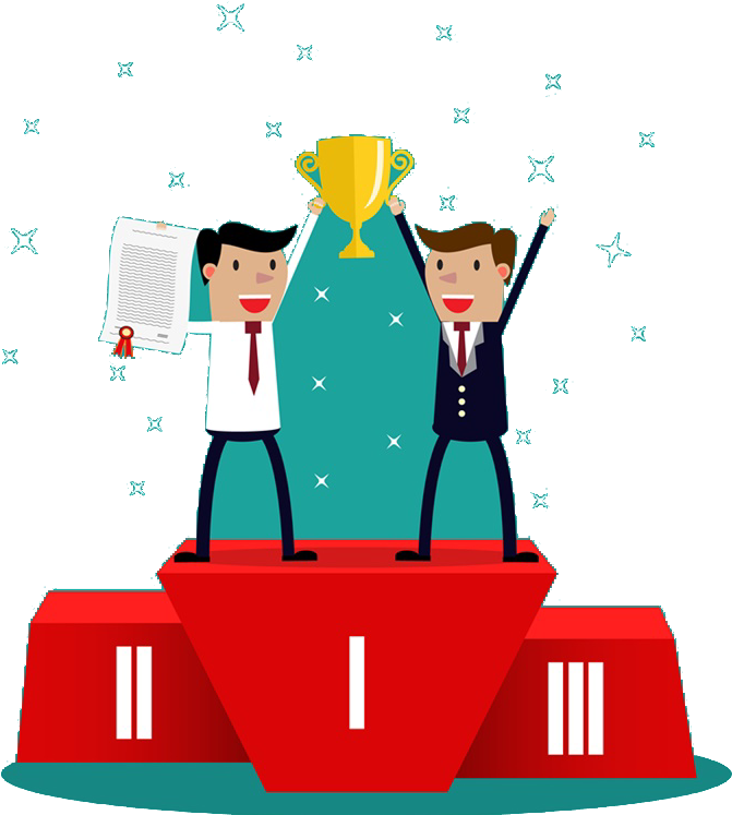 Business_ Success_ Celebration PNG with transparent background