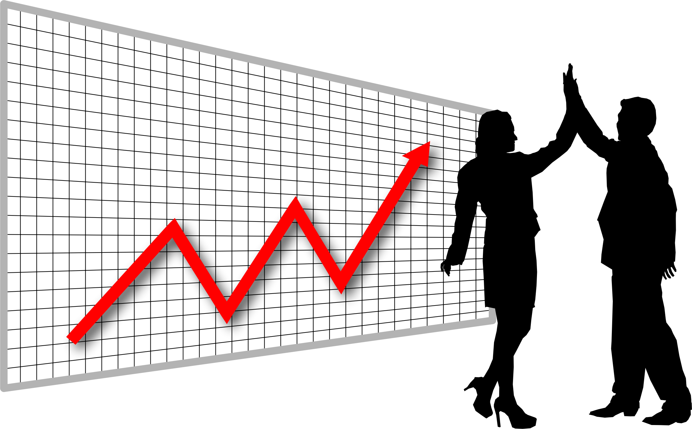 Business Success High Five