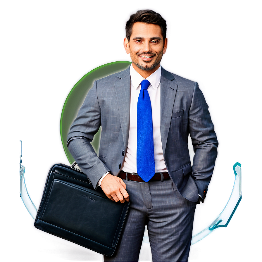 Business Suit And Briefcase Png 06212024