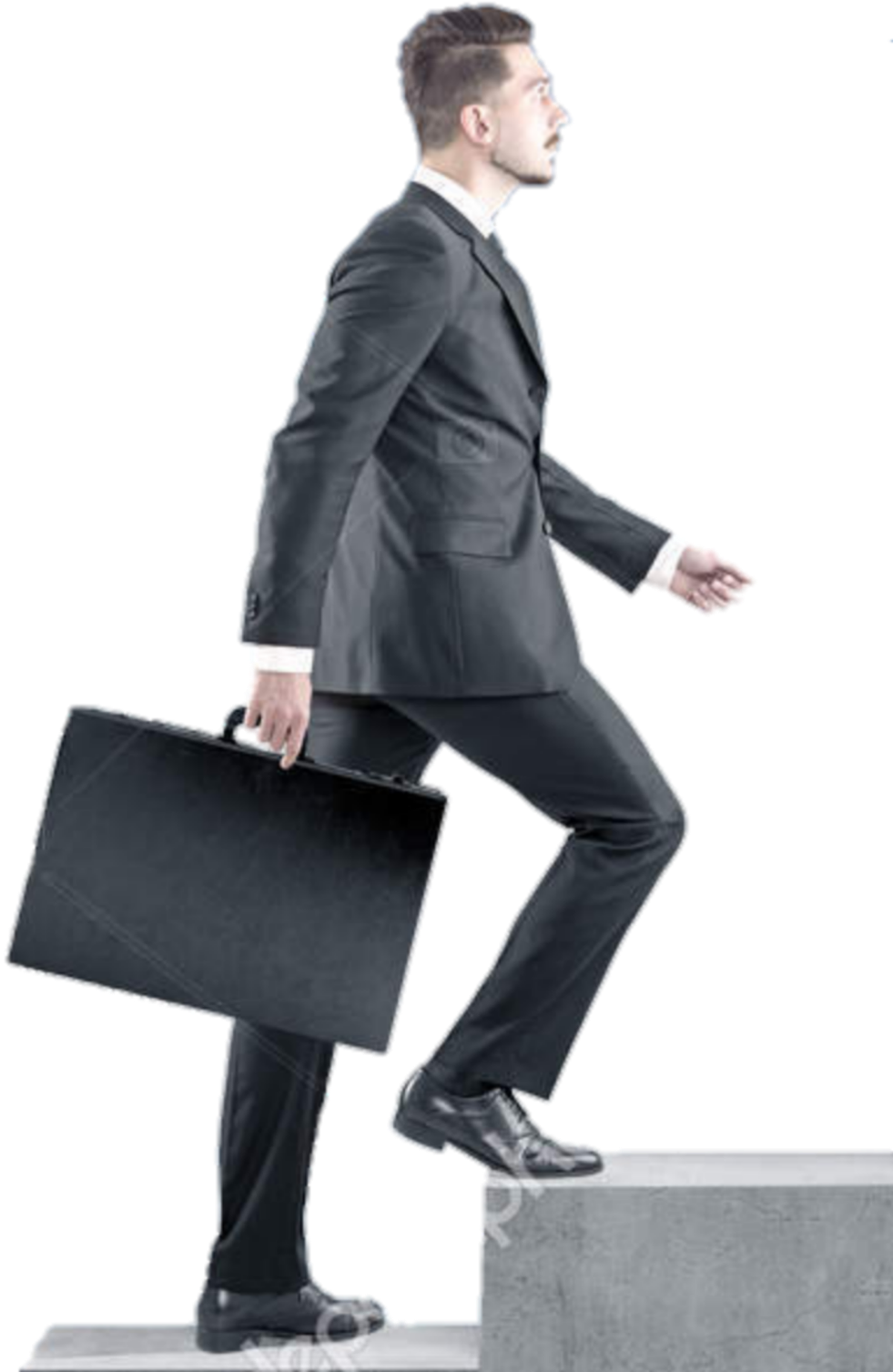 #man #staircase #climbingstairs #businessman #climbing - Businessman Walking Up Stairs, HD Png Download PNG image with a transparent background, free high-resolution download