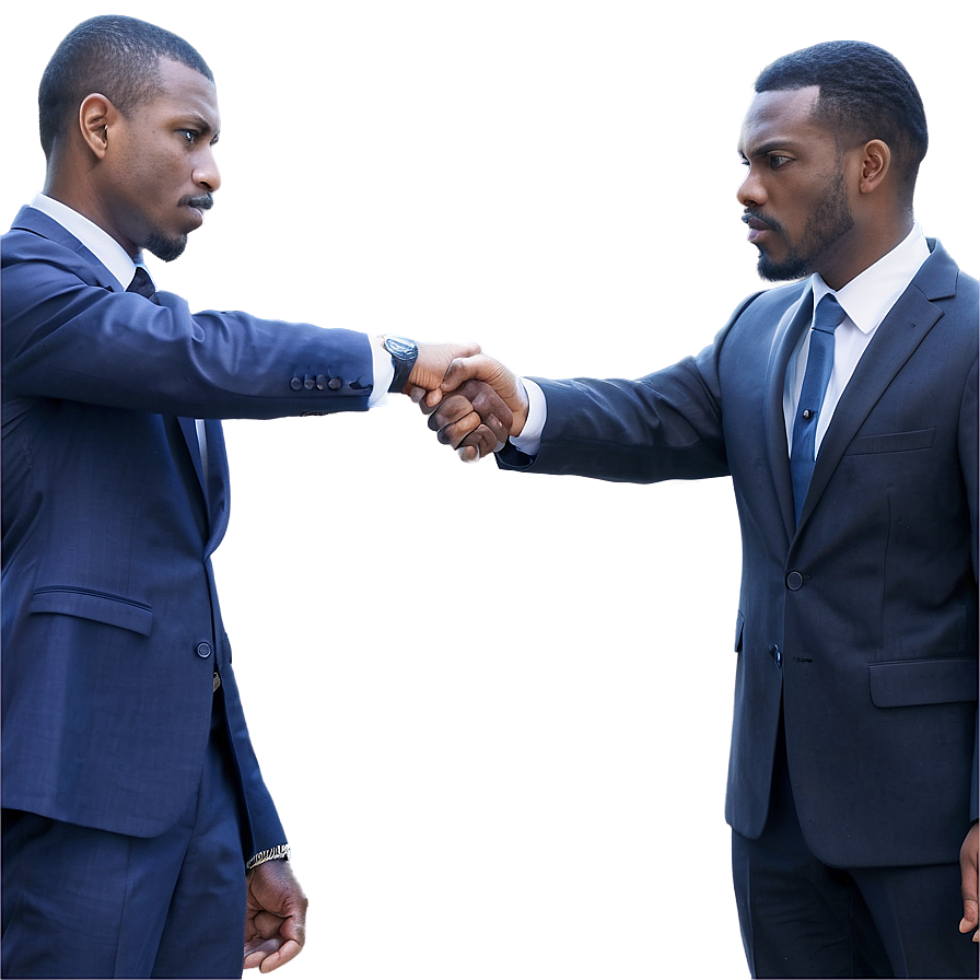 Businessmen Handshake Agreement PNG image with a transparent background, free high-resolution download