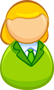 Businesswoman Icon Vector