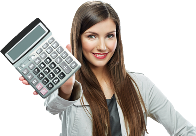 Businesswomanwith Calculator