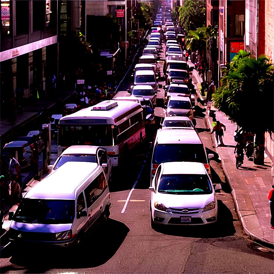 Busy City Street PNG 39 PNG with transparent background