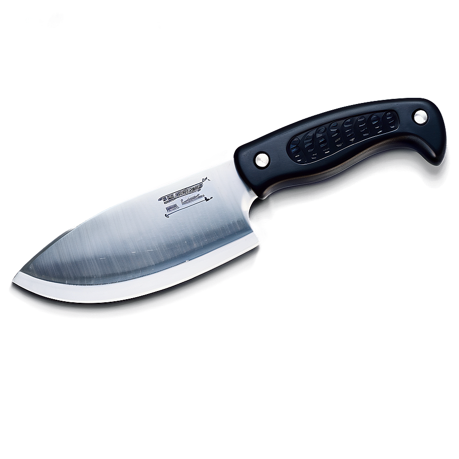 Butcher Knife With Ergonomic Handle Png 76