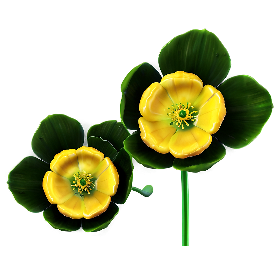 Buttercup Blossom Png 06252024