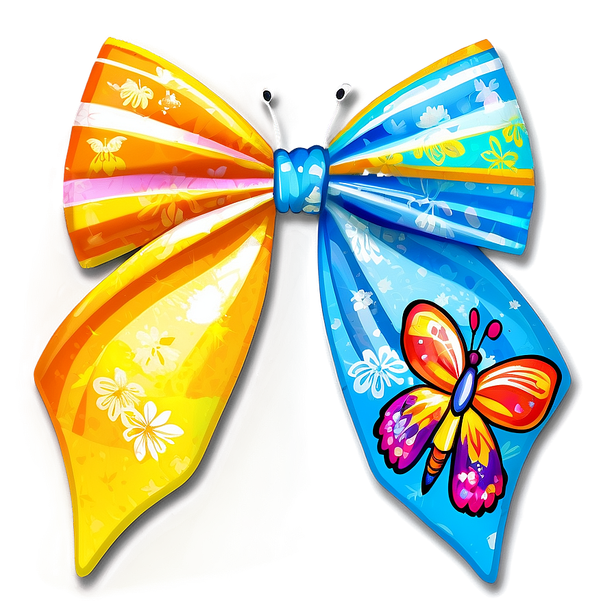 Butterfly Cheer Bow Png Qfh