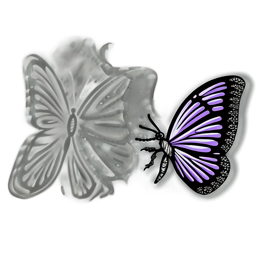 Butterfly Coloring Page Png Inn