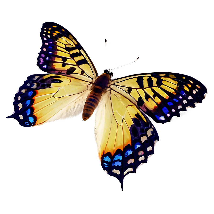 Butterfly Landing PNG qco35 PNG with transparent background