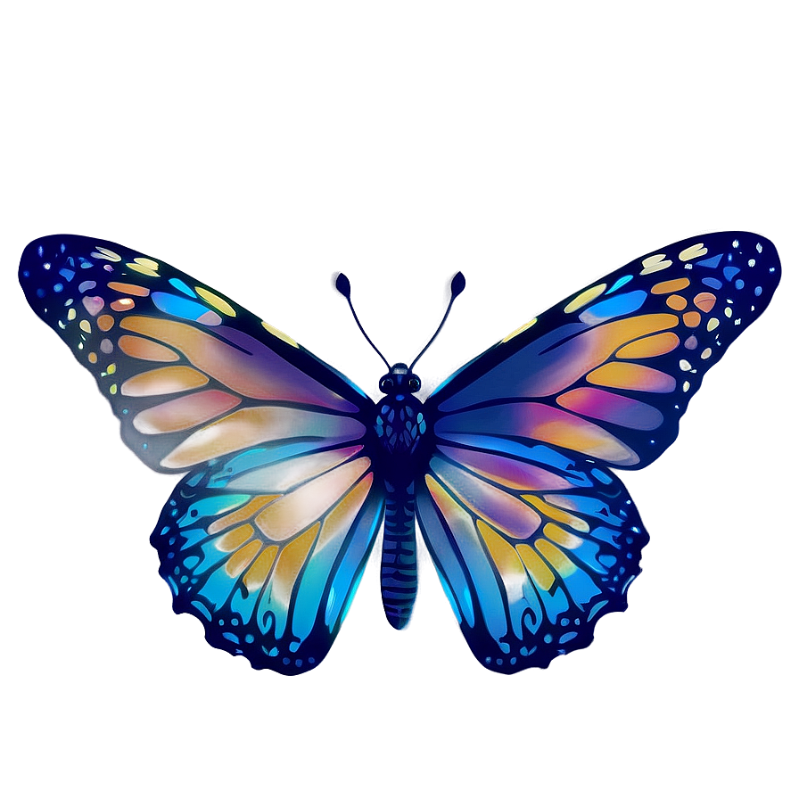 Butterfly Night Glow Png Gxc3