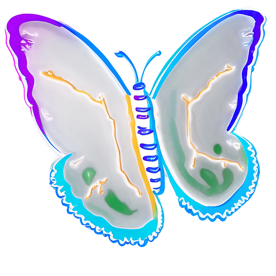 Butterfly Outline Art Png 80