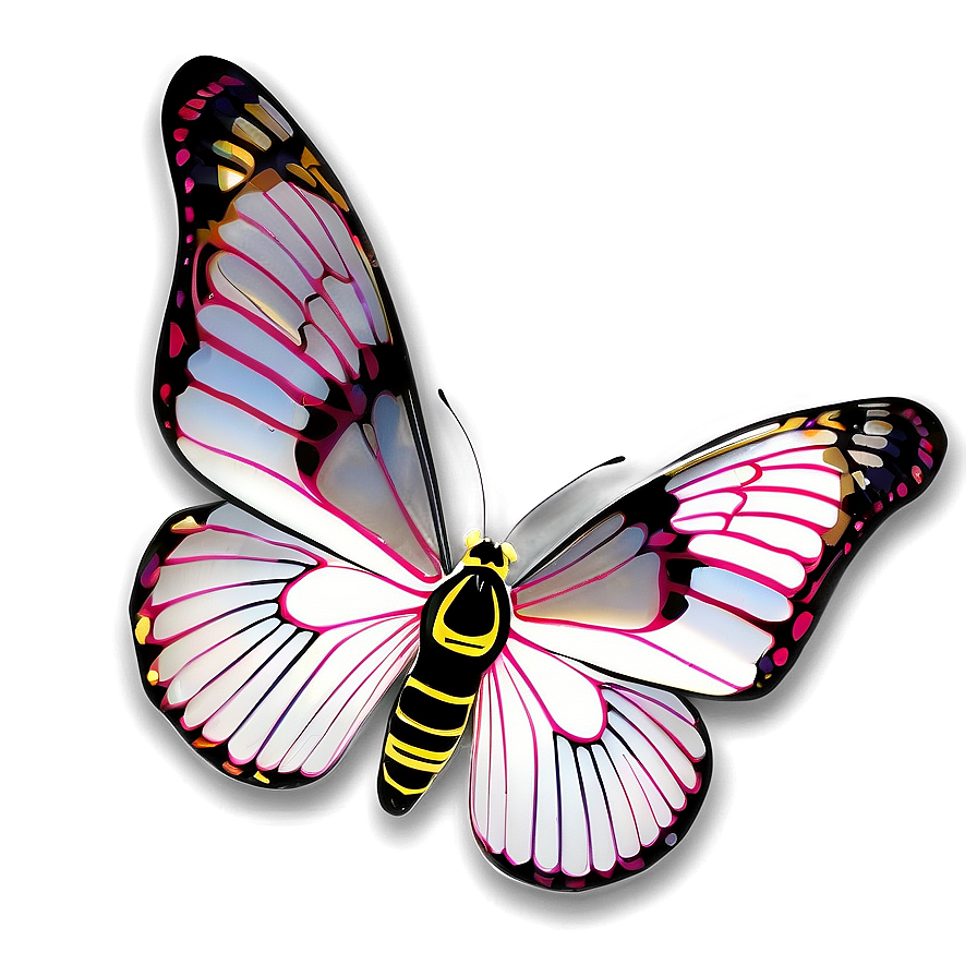 Butterfly Outline Art Png Kcg52