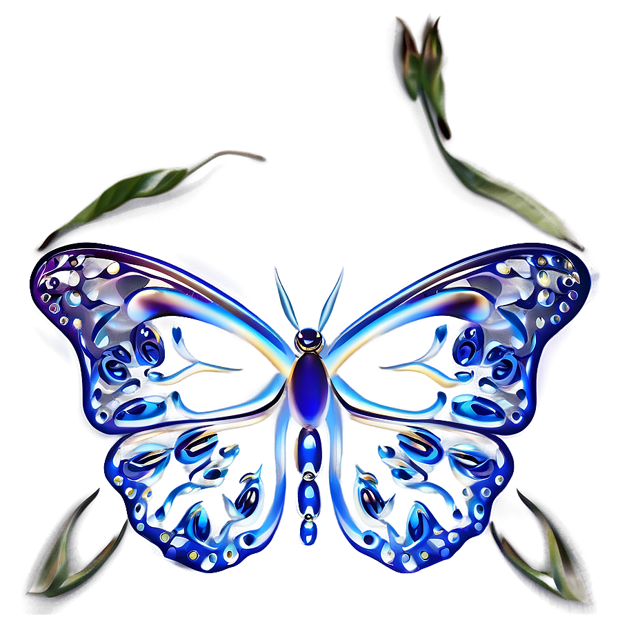 Butterfly Outline Art Png Uvo82