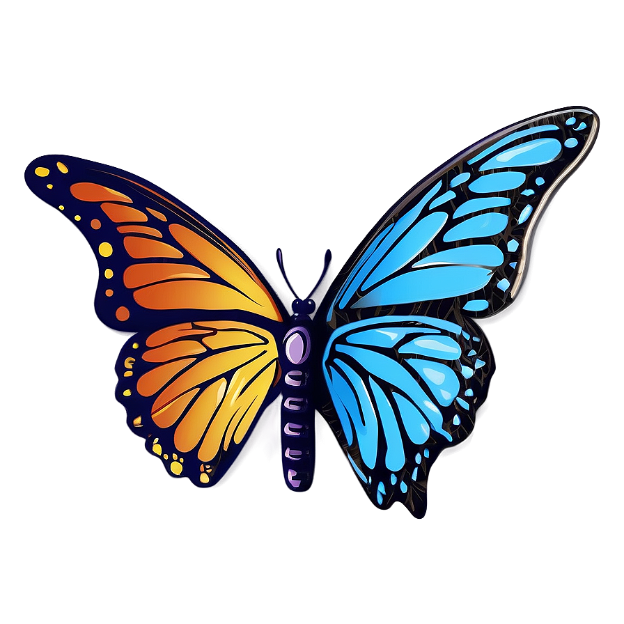 Butterfly Outline Clipart Png Gvt