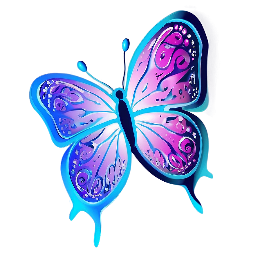 Butterfly Outline Craft Png Mkg51