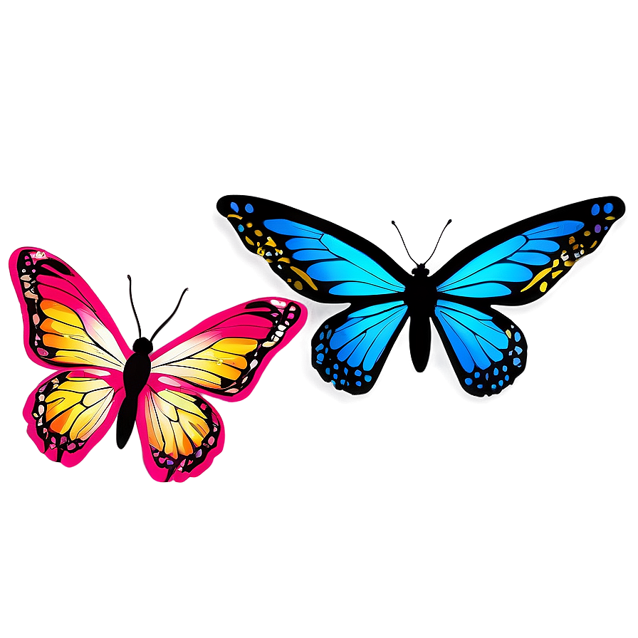 Butterfly Outline For Decoration Png 53