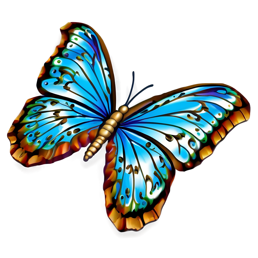 Butterfly Outline For Decoration Png Olq