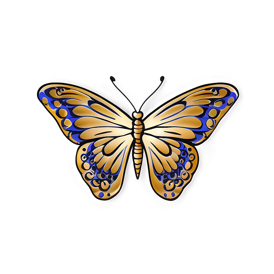 Butterfly Outline Tattoo Design Png 05252024