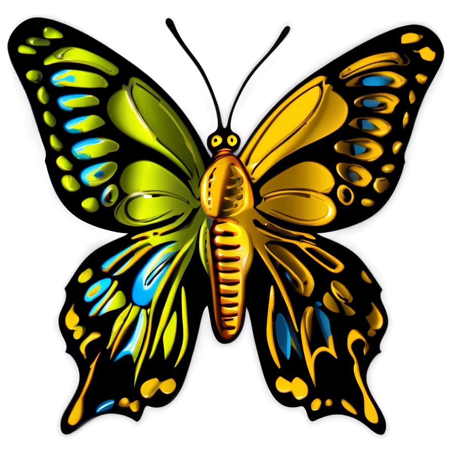 Butterfly Outline Vector Png 37