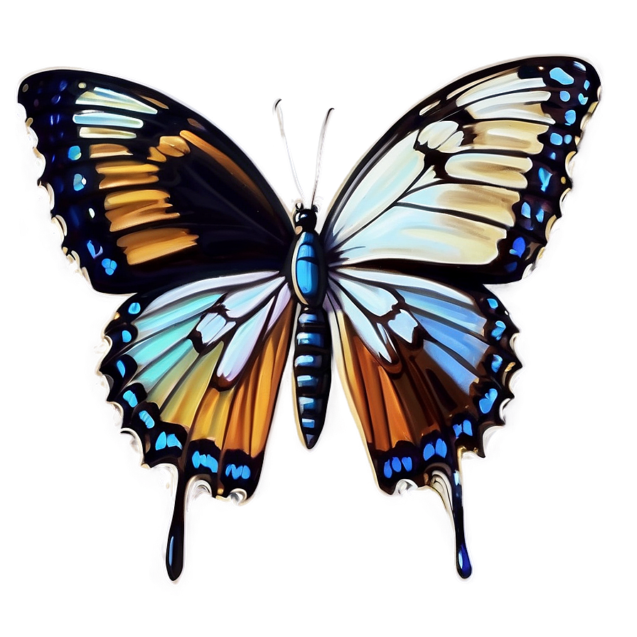 Butterfly Realism Art Png 06262024