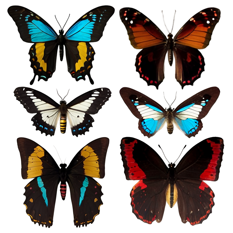 Butterfly Specimen Archive Png Goa44