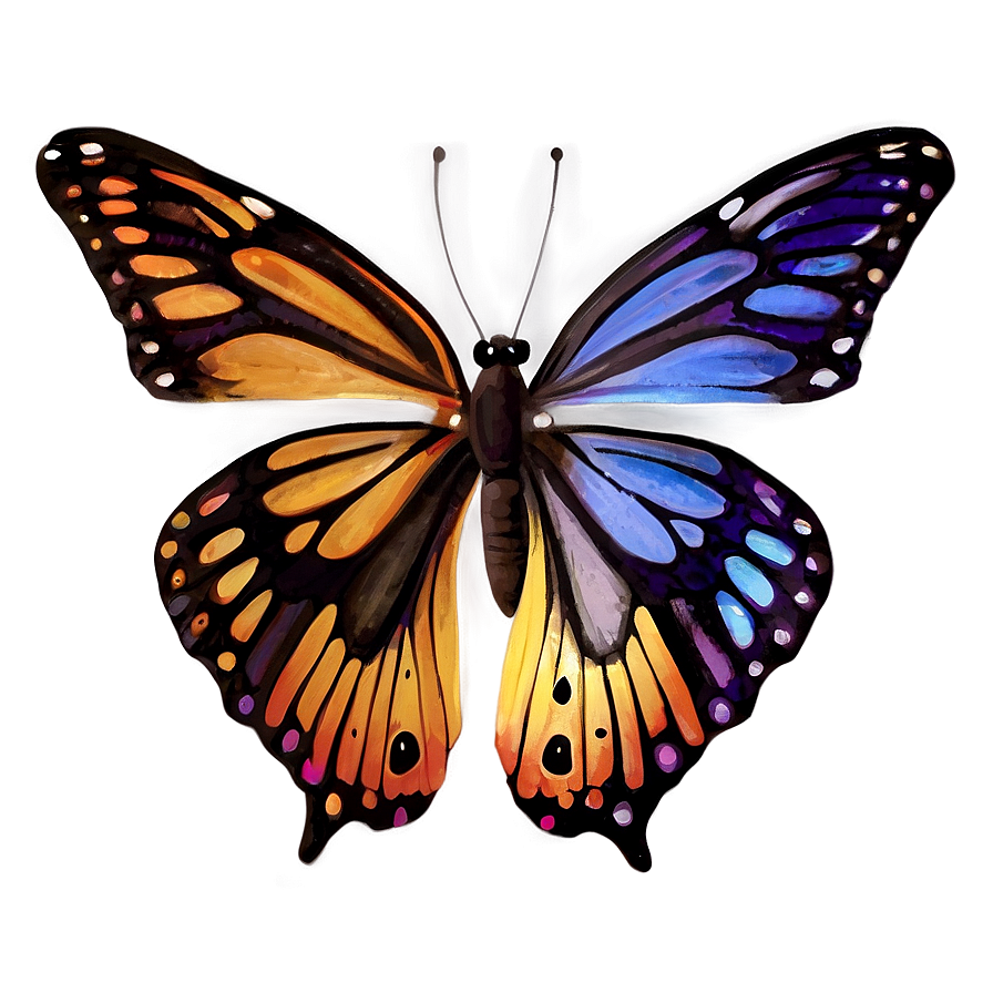 Butterfly Wings Spread Png Fey