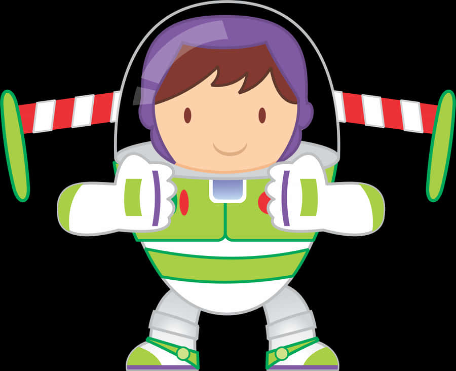 Buzz Lightyear Cartoon Graphic PNG with transparent background