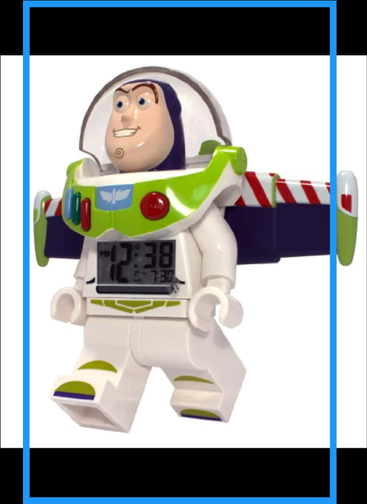 Disney Buzz Lightyear Lego Figure Alarm Clock, HD Png Download PNG with transparent background