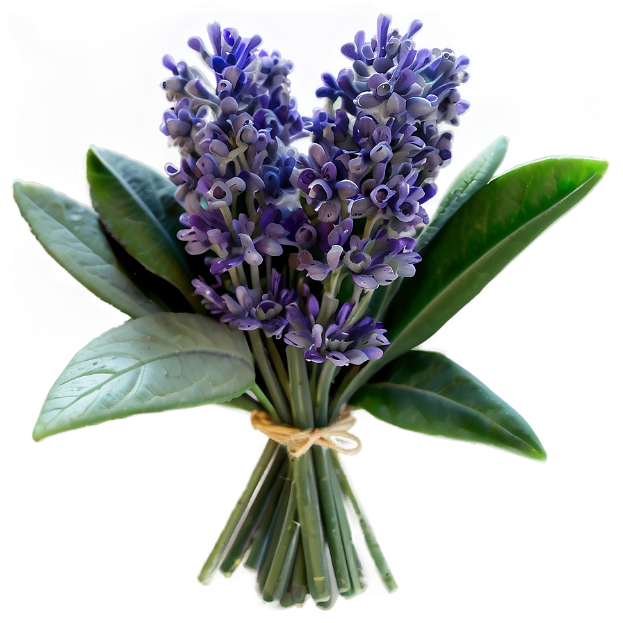 Bygone Lavender Posy Png 60