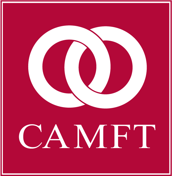 C A M F T Logo Red Background