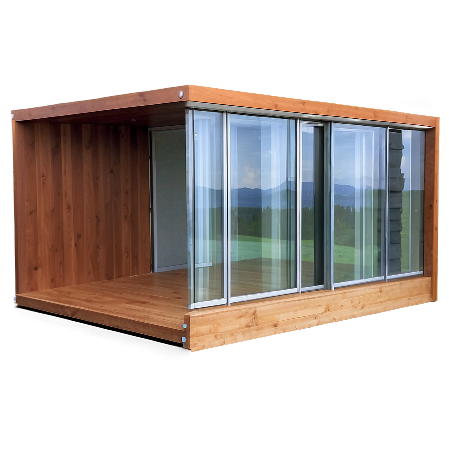 Cabin With Glass Walls Png 05242024