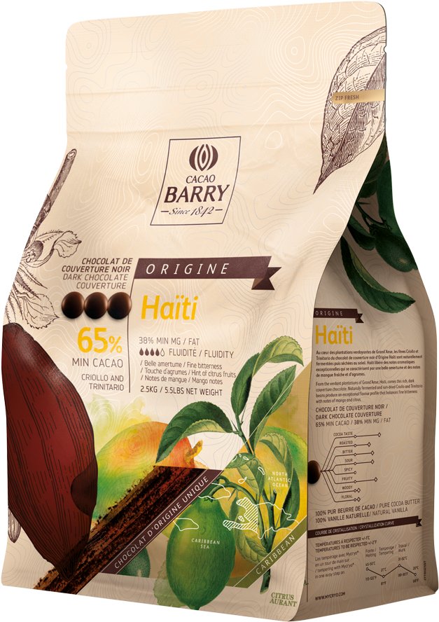 Cacao Barry Haiti Chocolate Packaging