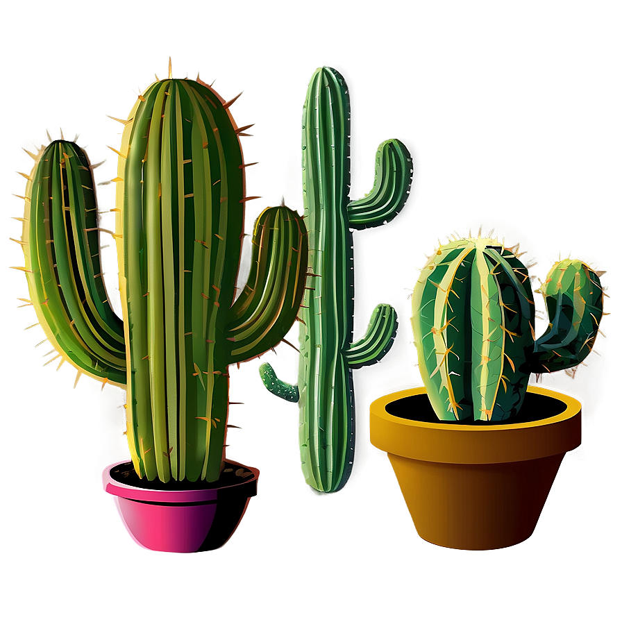 Cactus Art Png 05032024