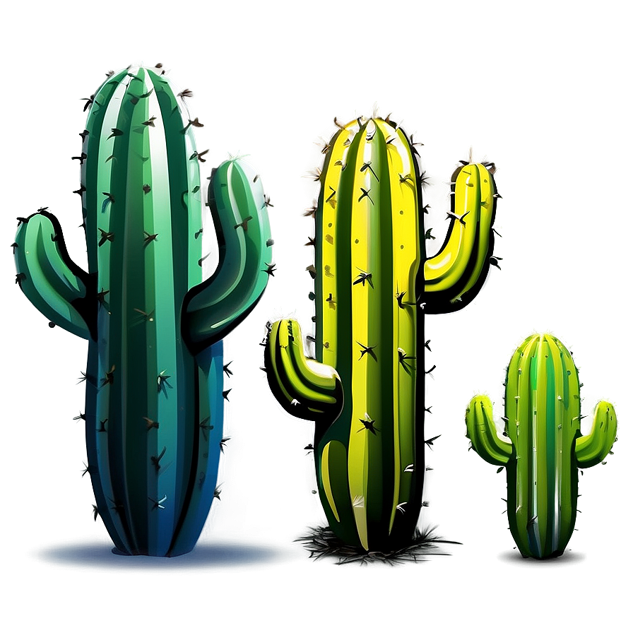 Cactus Art Png Tce74