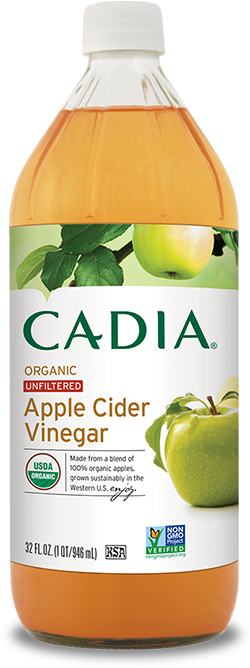 Cadia Organic Apple Cider Vinegar Bottle