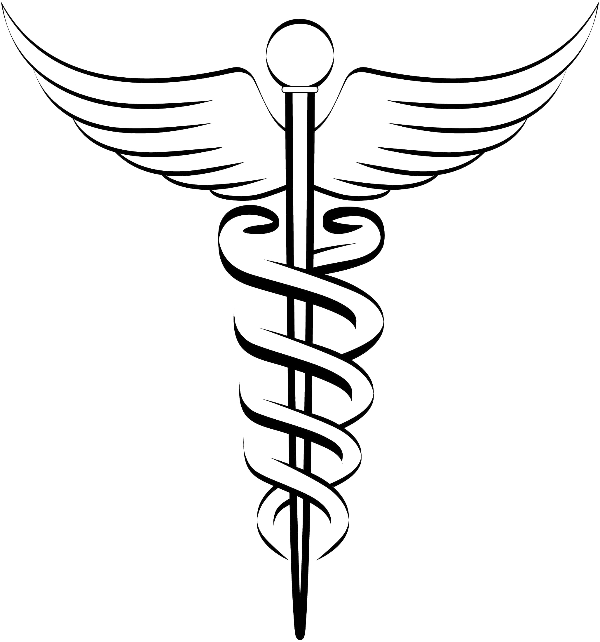 Caduceus Medical Symbol Graphic