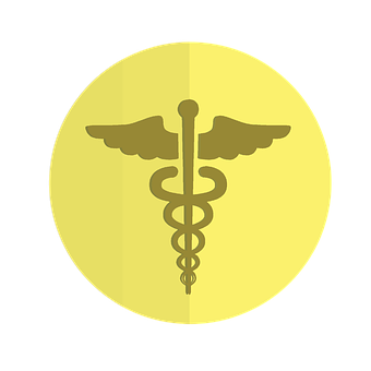 Caduceus Medical Symbol Icon