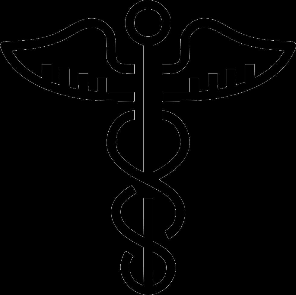 Caduceus Medical Symbol Vector