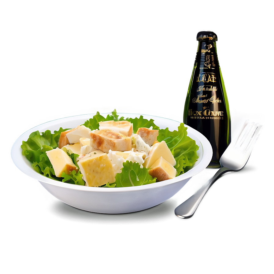 Caesar Salad Bowl PNG 05232024 PNG with transparent background