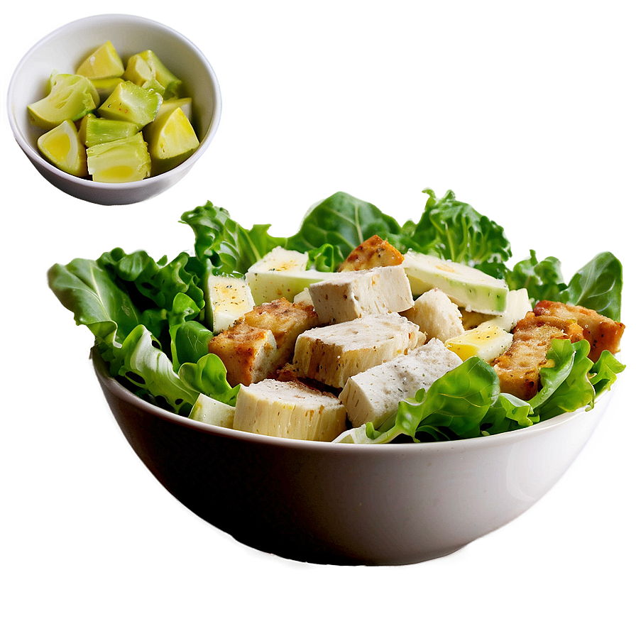 Caesar Salad Bowl PNG 05232024 PNG with transparent background