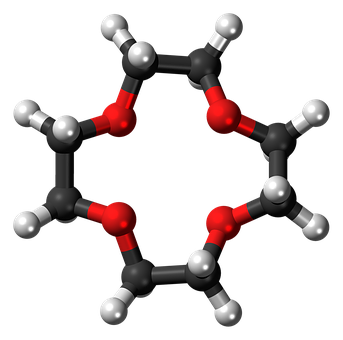 Caffeine Molecule Structure PNG with transparent background