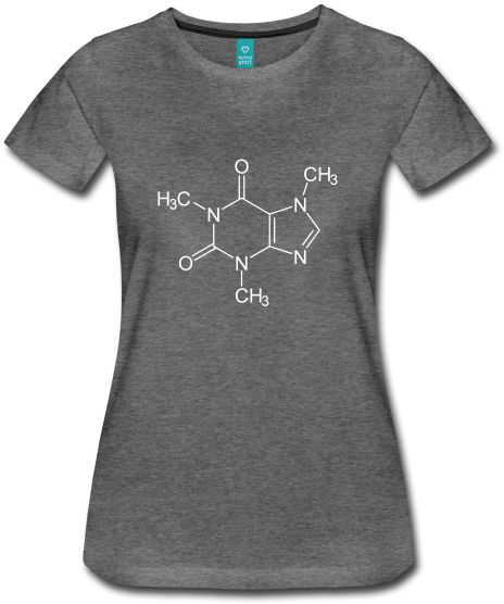 Caffeine Molecule T Shirt