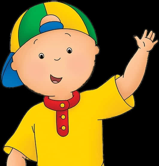 Caillou Waving Hello