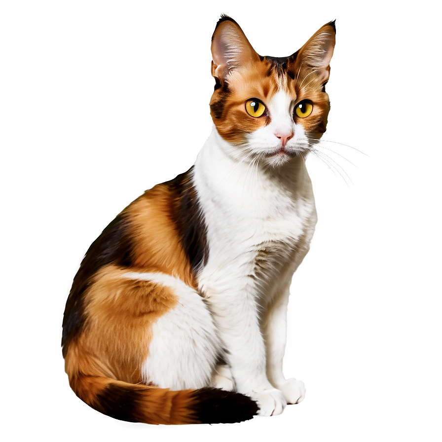 Calico Cat Design Png B