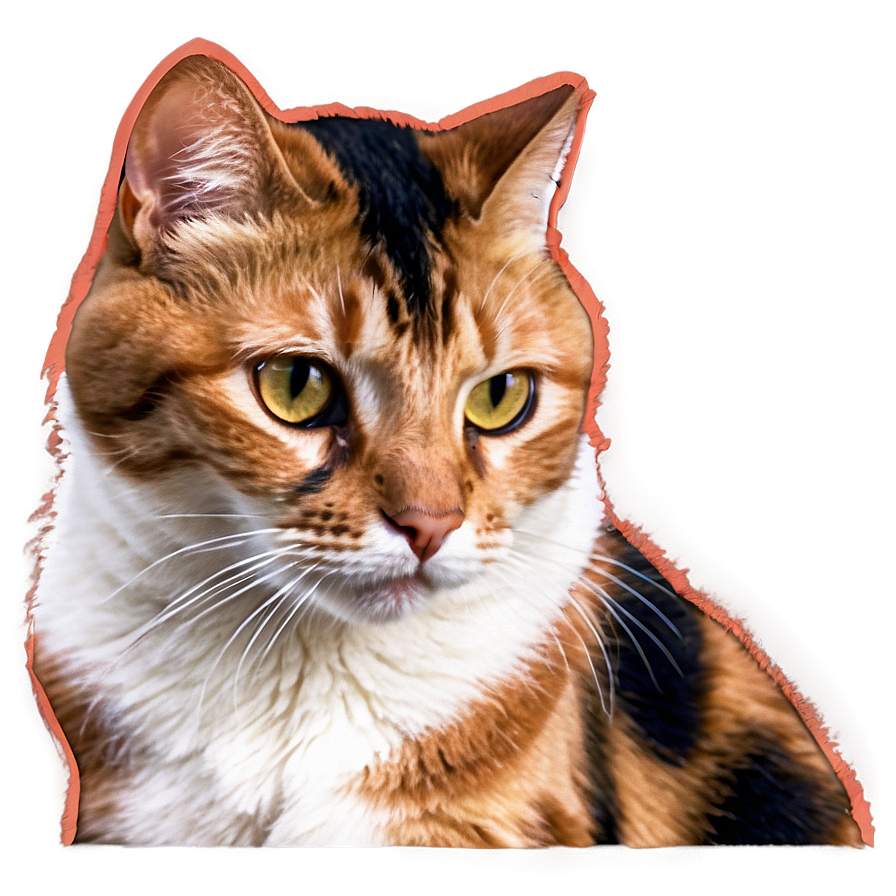 Calico Cat Design Png D