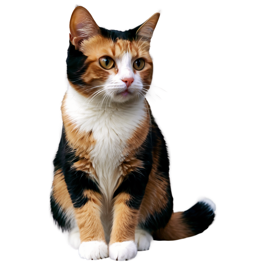 Calico Cat PNG 05232024 PNG image with a transparent background, free high-resolution download