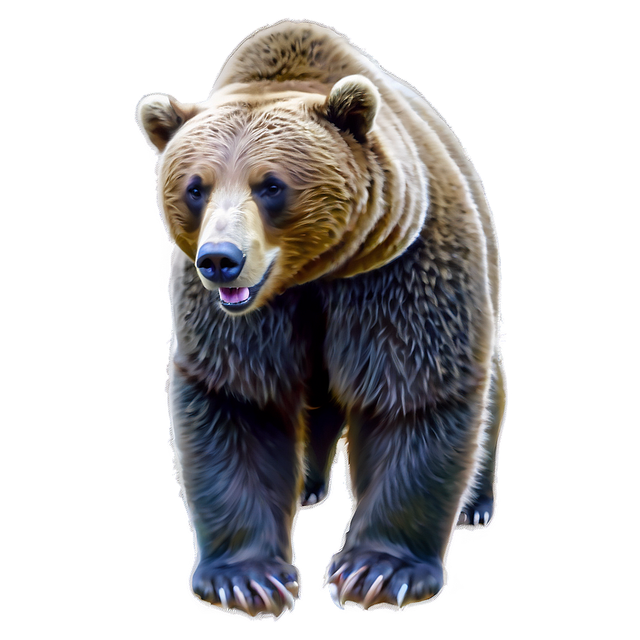 California Bear Illustration Png Cef56