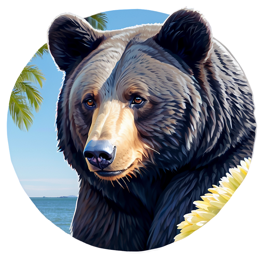 California Dreaming Bear Png 14